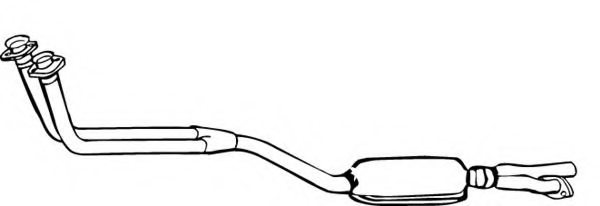 WALKER 18508 Front Silencer